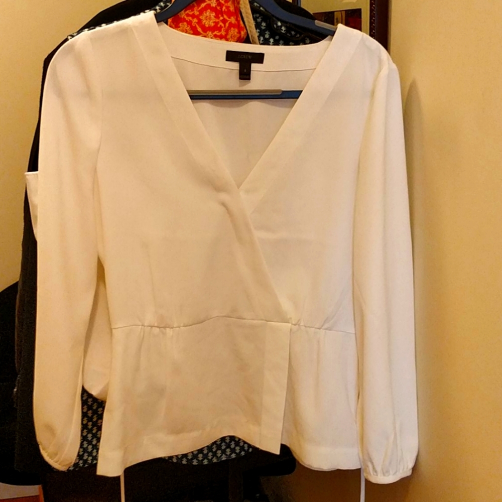 White chiffon blouse